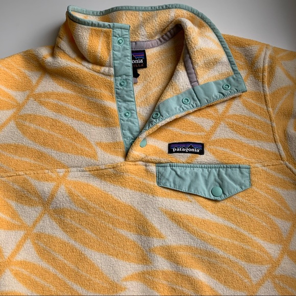 Patagonia Fleece Synchilla Snap-T Pullover Sweater - Picture 2 of 3